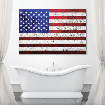 American Flag Farmhouse Artwork