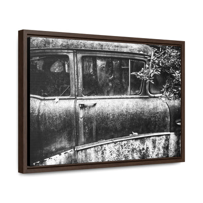 Old Car Black and White Art Print