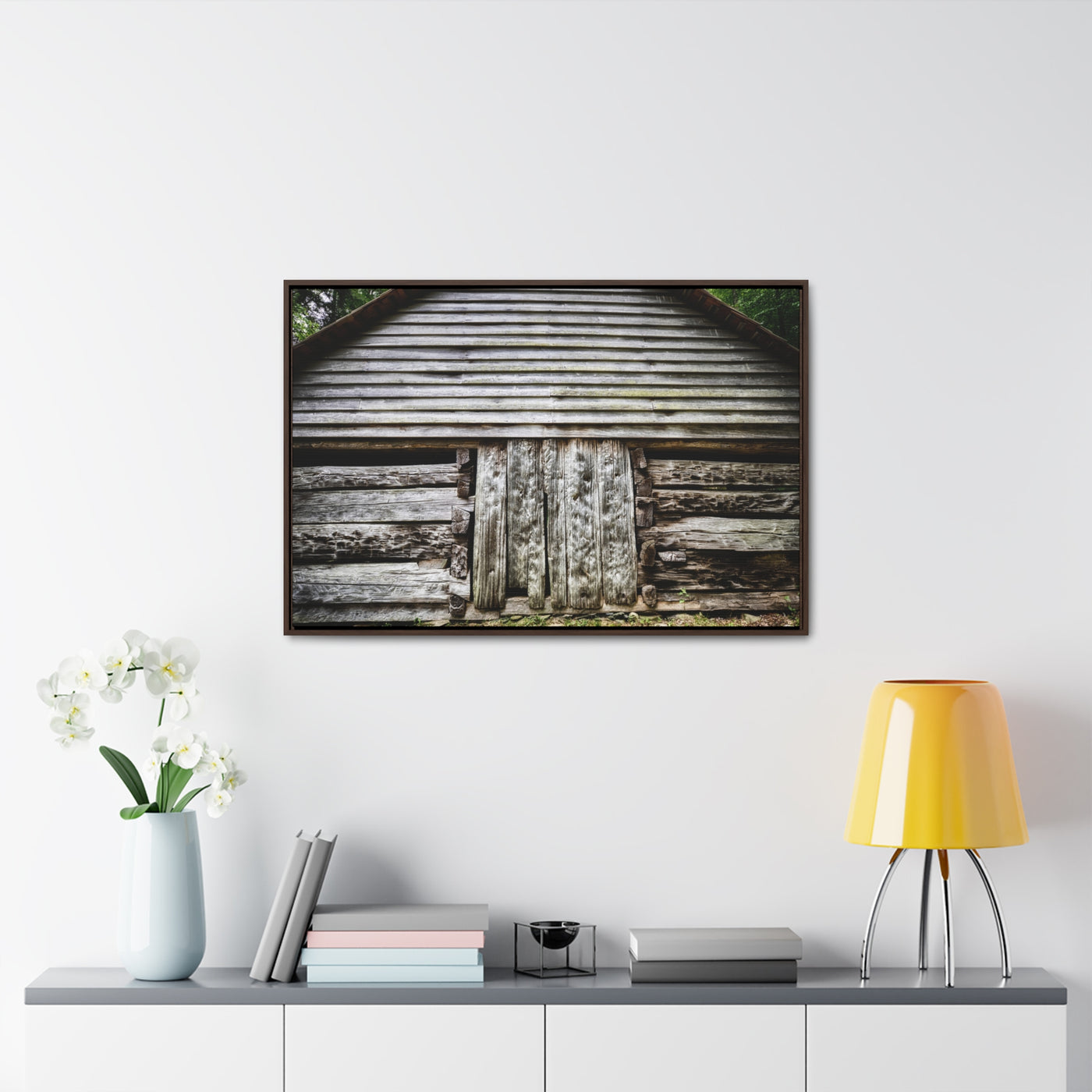 Old Barn Art Framed Canvas Wrap