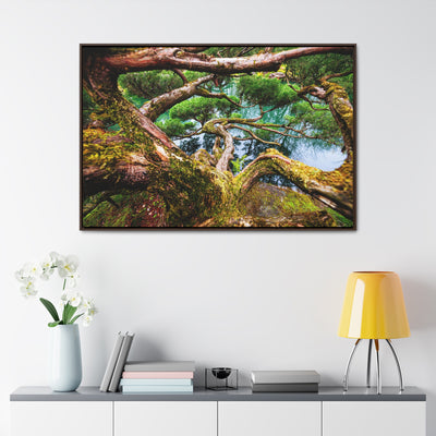 Tree by a Pond Rustic Farmhouse Decor Art Print