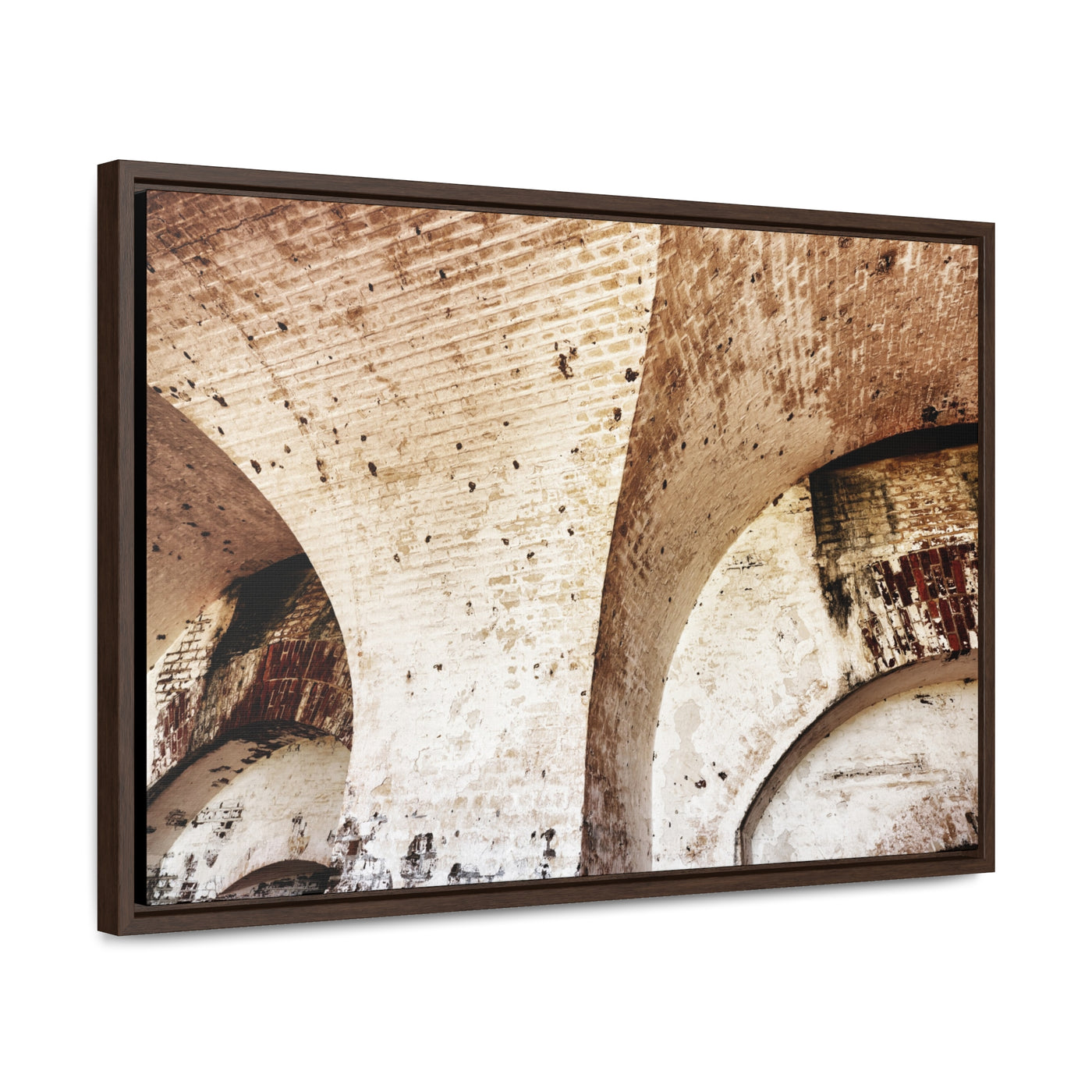 Abstract Architectural Wall Art Framed Canvas Print