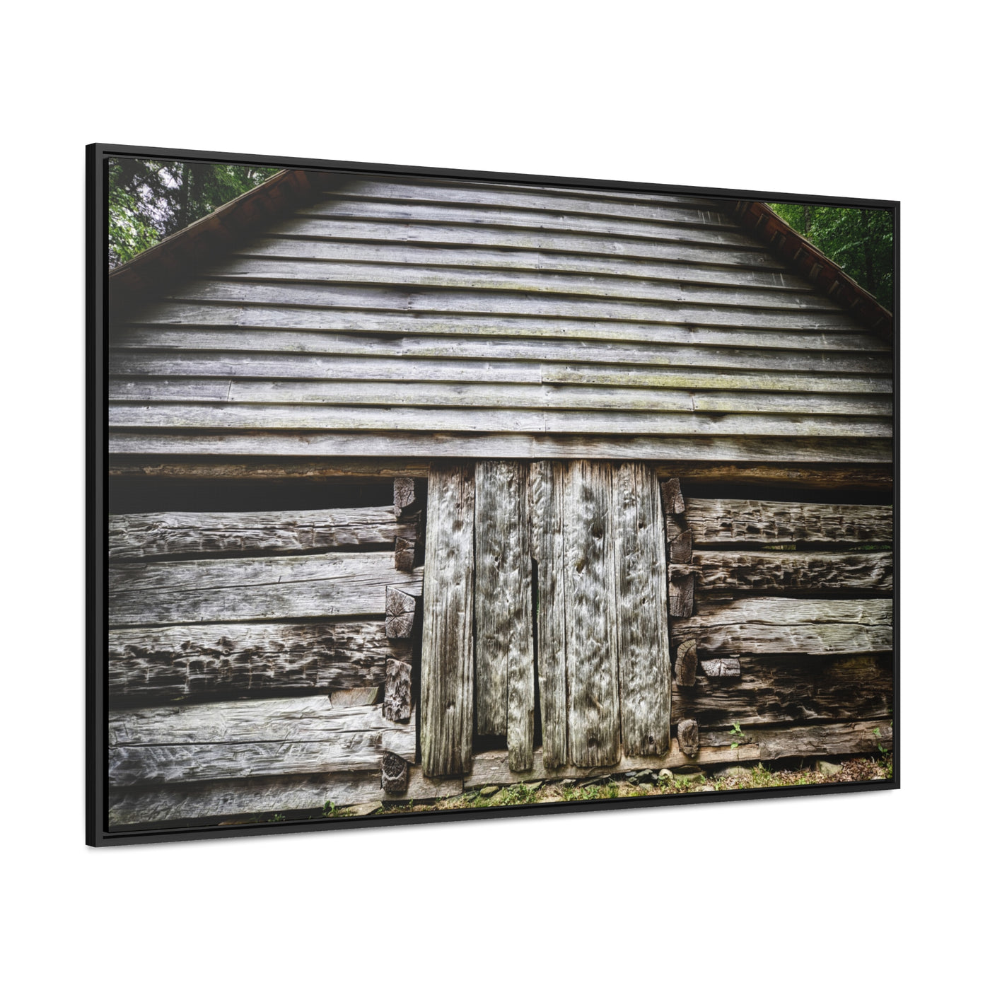 Old Barn Art Framed Canvas Wrap