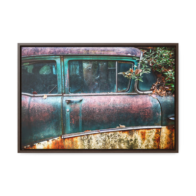 Antique Car Framed Canvas Wall Art