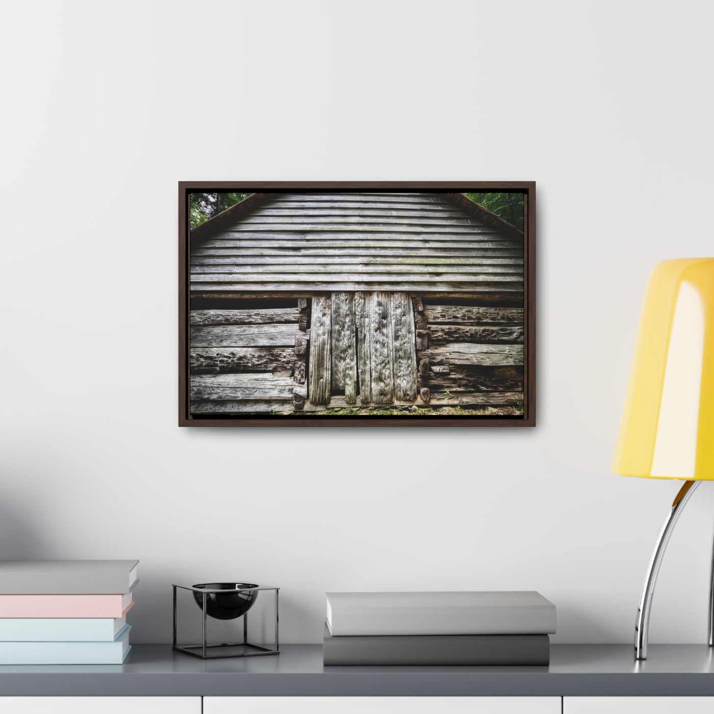 Old Barn Art Framed Canvas Wrap