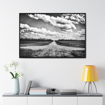 Crossroads Framed Canvas Art Print