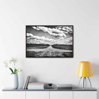 Crossroads Framed Canvas Art Print