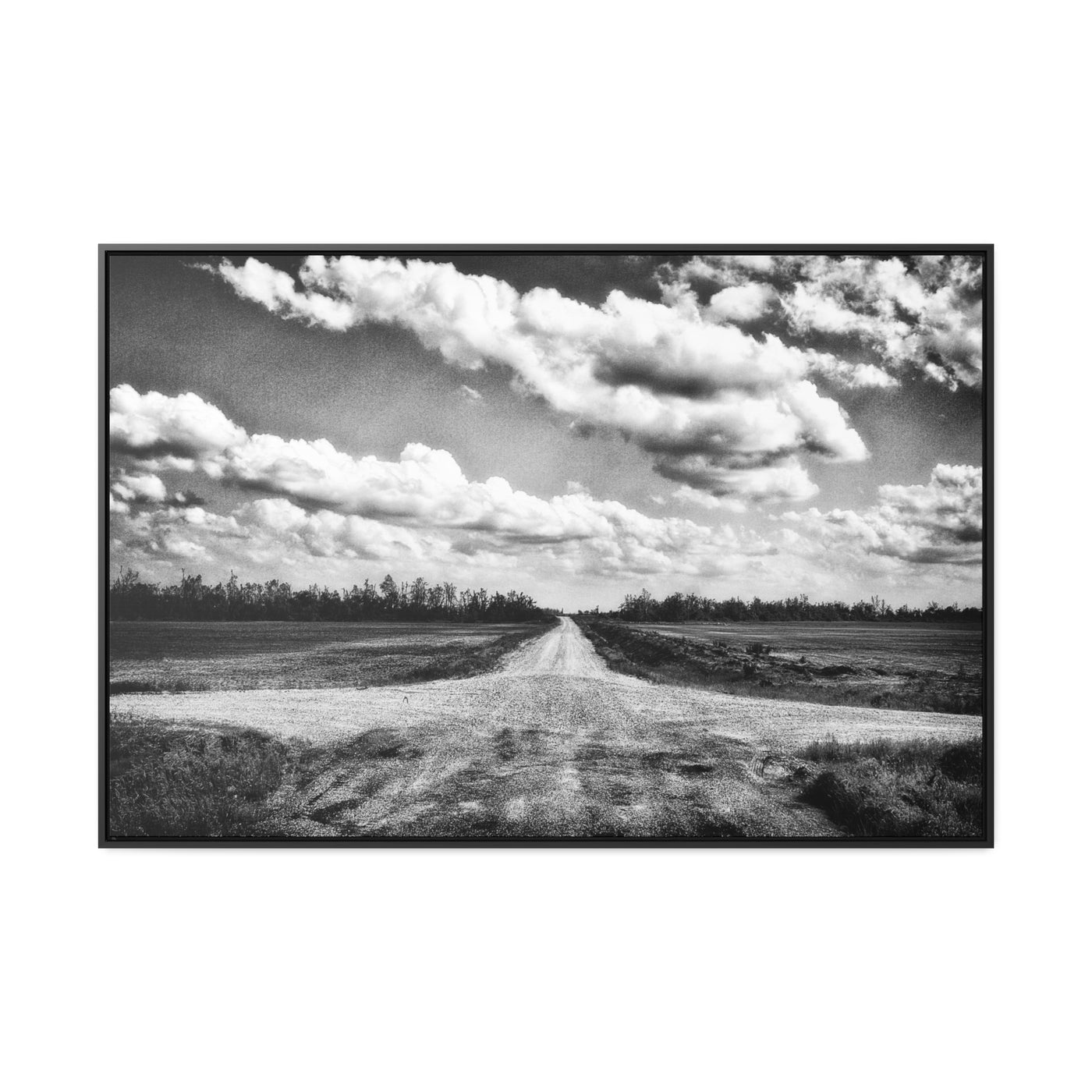 Crossroads Framed Canvas Art Print