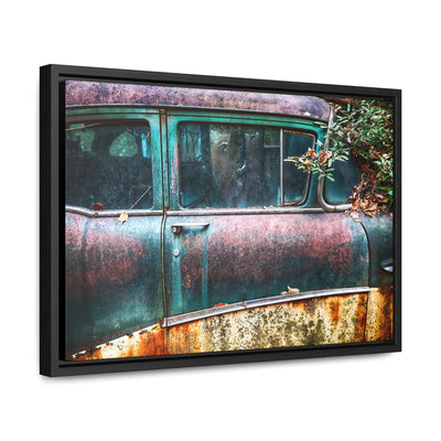 Antique Car Framed Canvas Wall Art