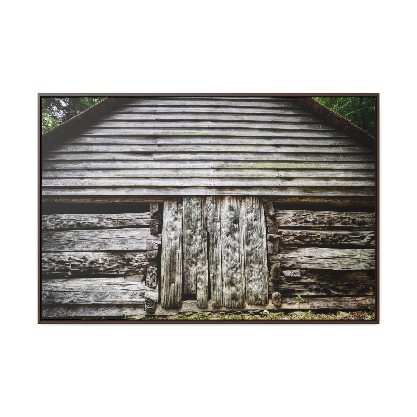 Old Barn Art Framed Canvas Wrap