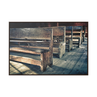 Church Pew Canvas Christian Art