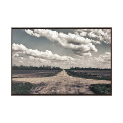 Crossroads Canvas Framed Art Print