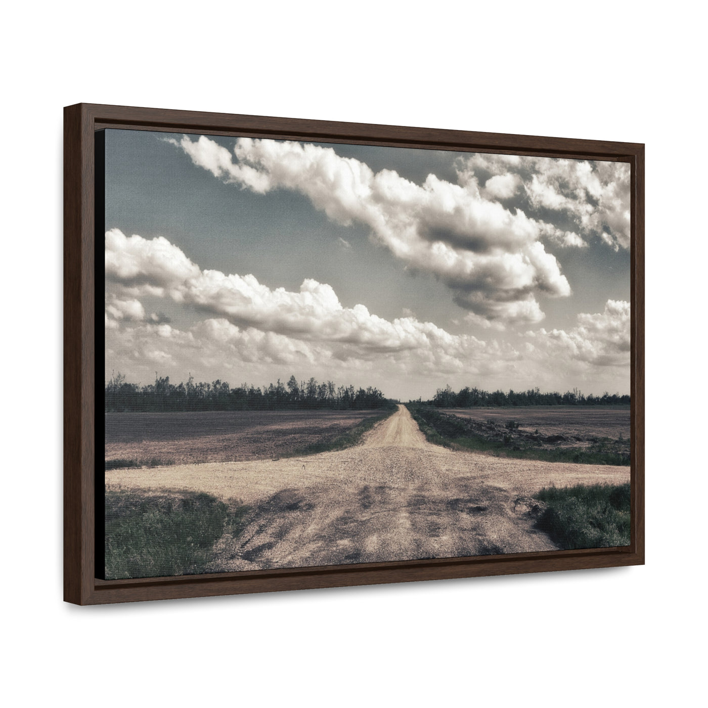 Crossroads Canvas Framed Art Print