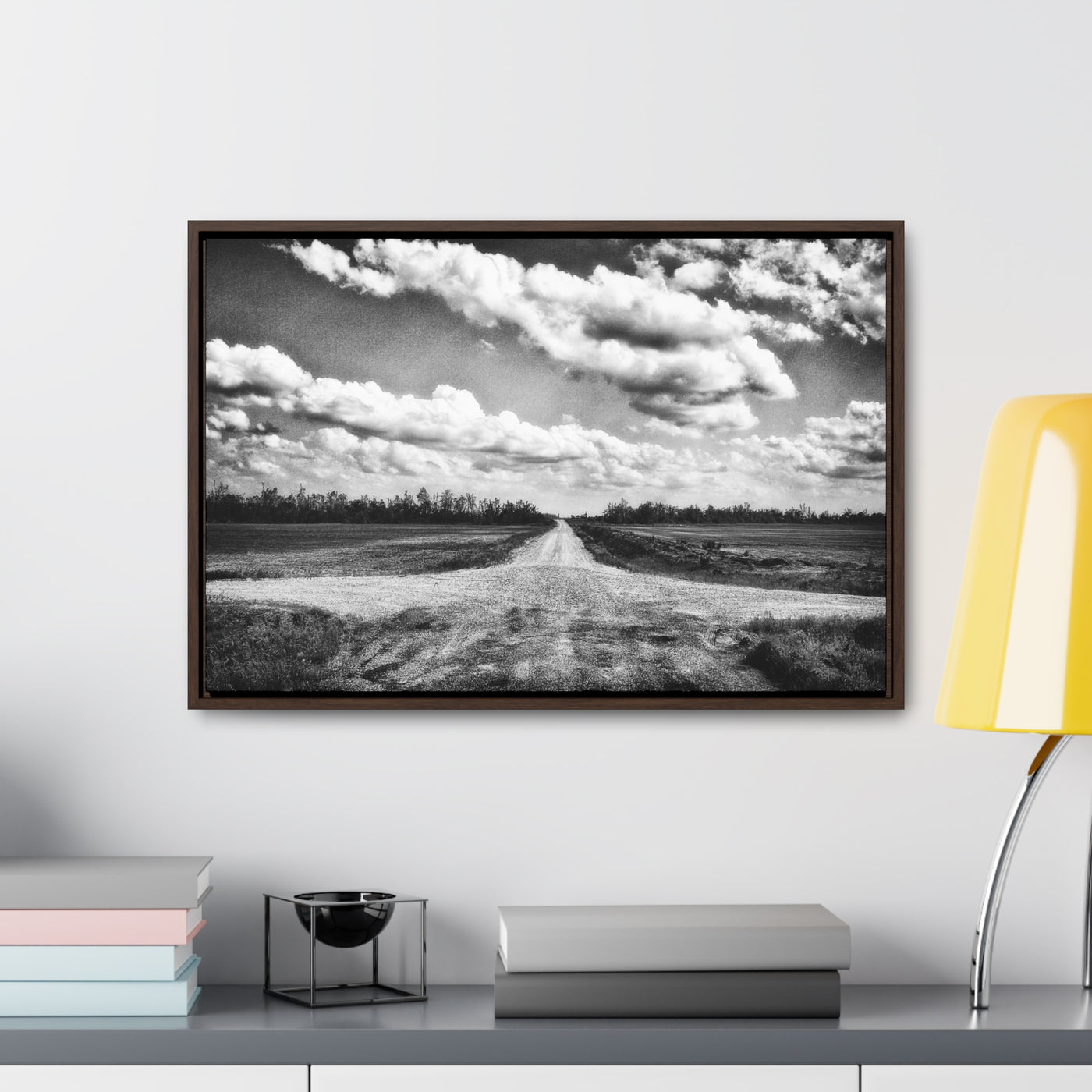 Crossroads Framed Canvas Art Print