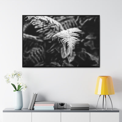 Calming Fern Art Framed Canvas Wrap