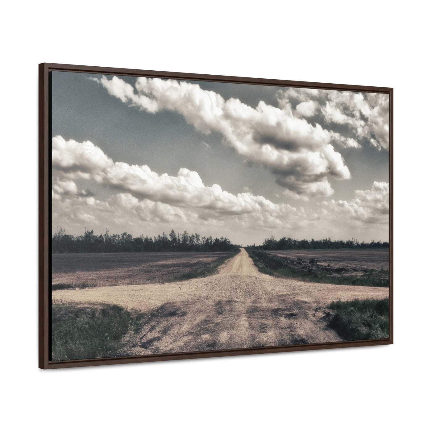 Crossroads Canvas Framed Art Print