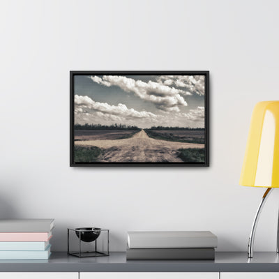 Crossroads Canvas Framed Art Print