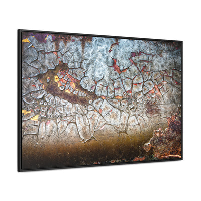 Rustic Abstract Art Framed Canvas Wrap