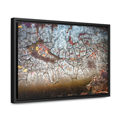 Rustic Abstract Art Framed Canvas Wrap