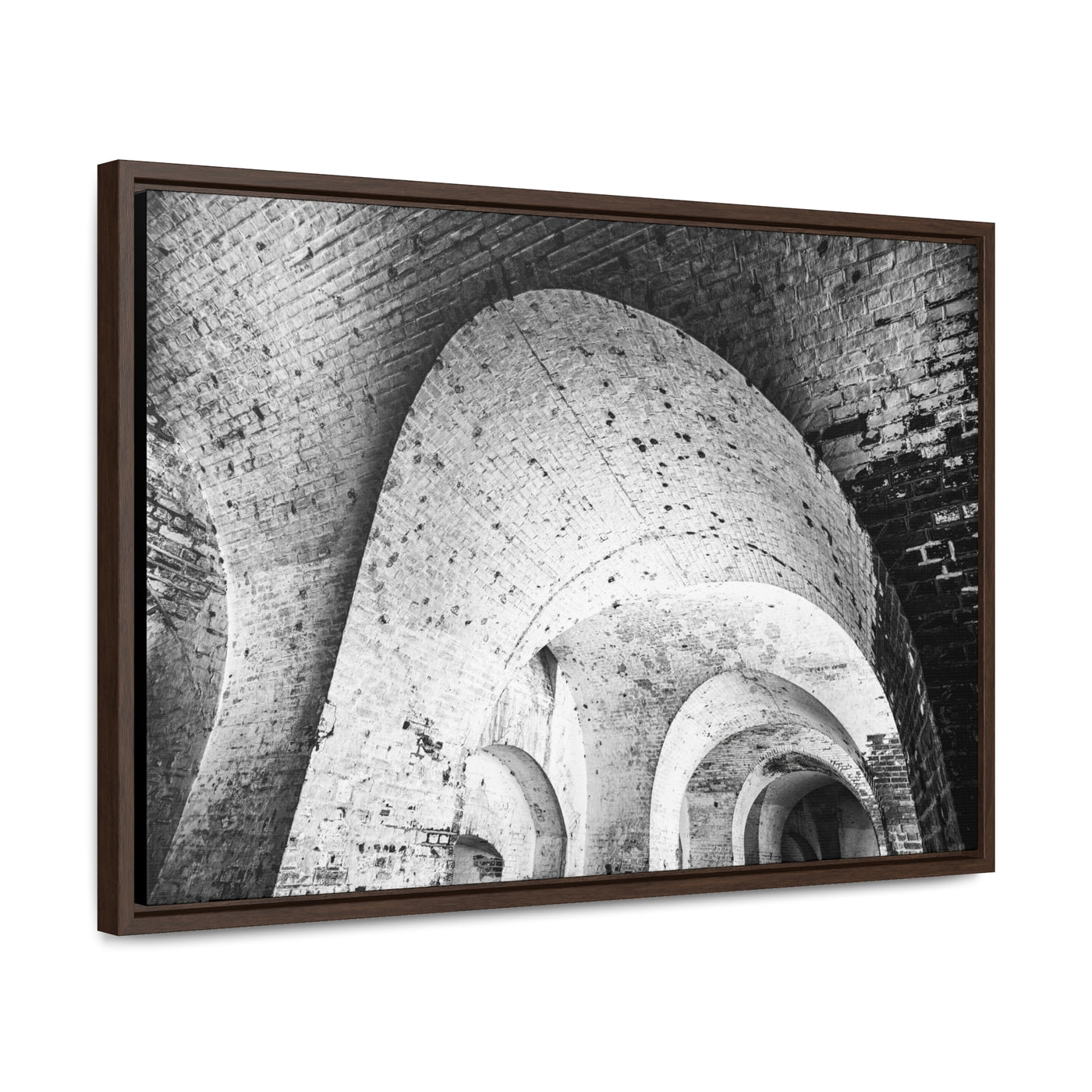 Black and White Abstract Architectural Framed Canvas Artwork