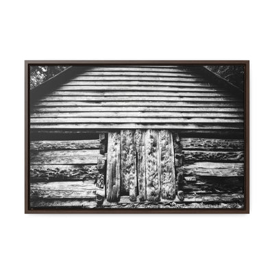 Black and White Old Barn Artwork