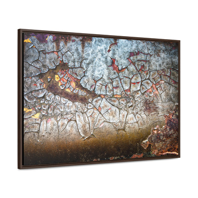 Rustic Abstract Art Framed Canvas Wrap