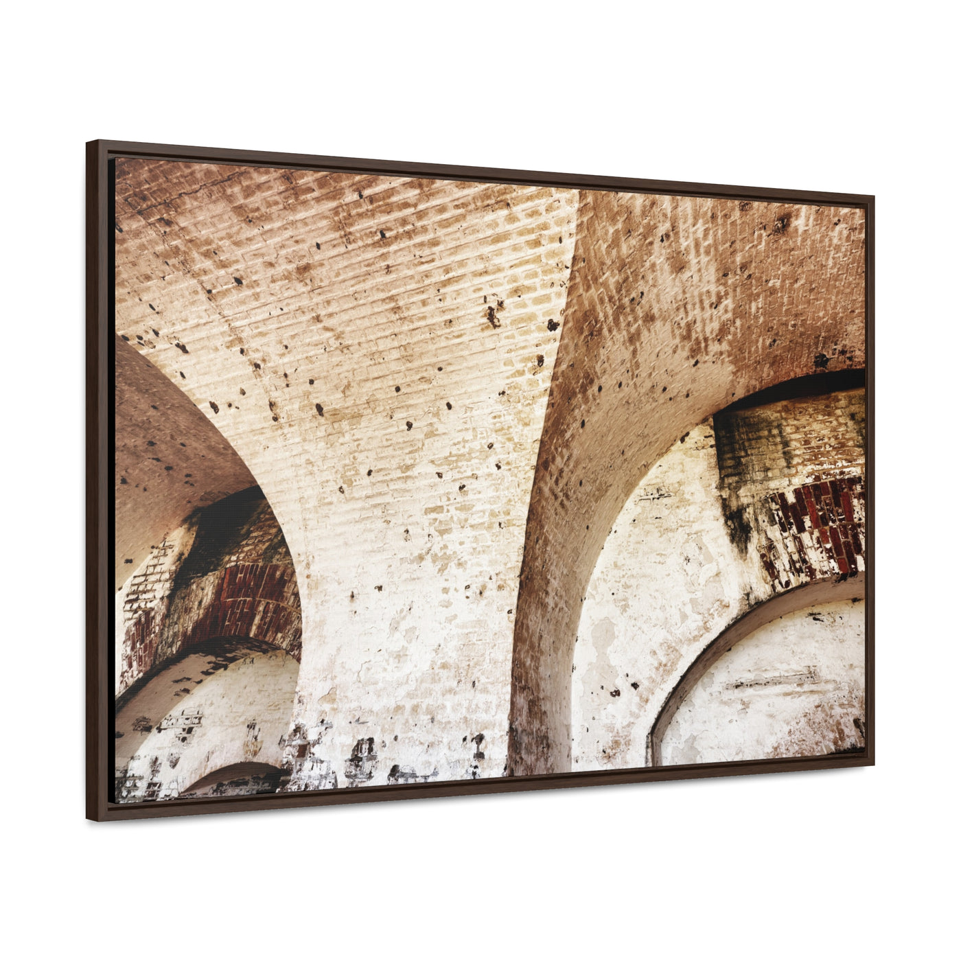 Abstract Architectural Wall Art Framed Canvas Print