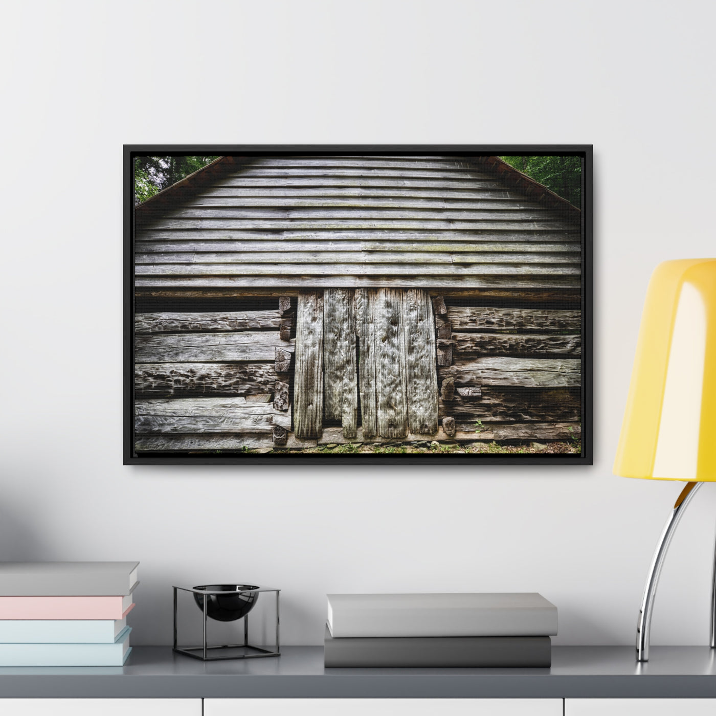 Old Barn Art Framed Canvas Wrap