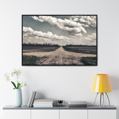 Crossroads Canvas Framed Art Print