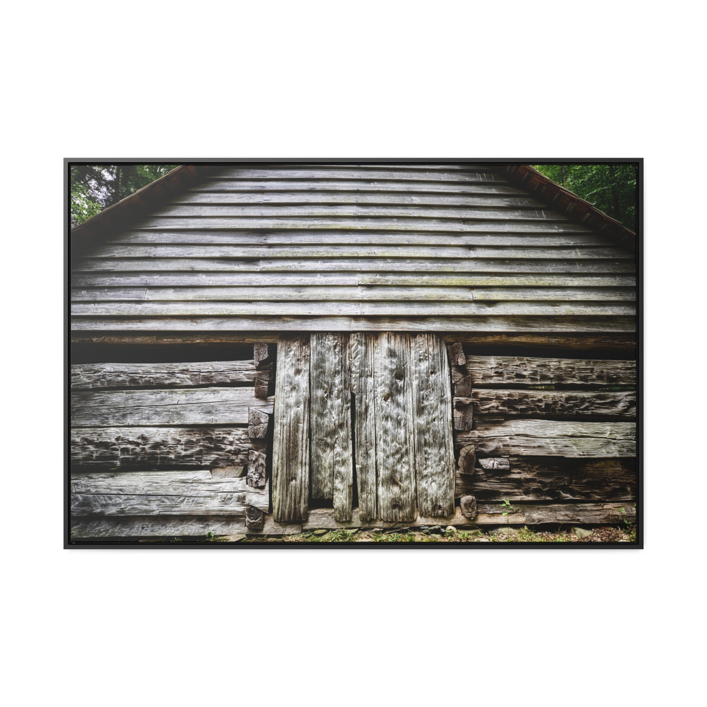 Old Barn Art Framed Canvas Wrap