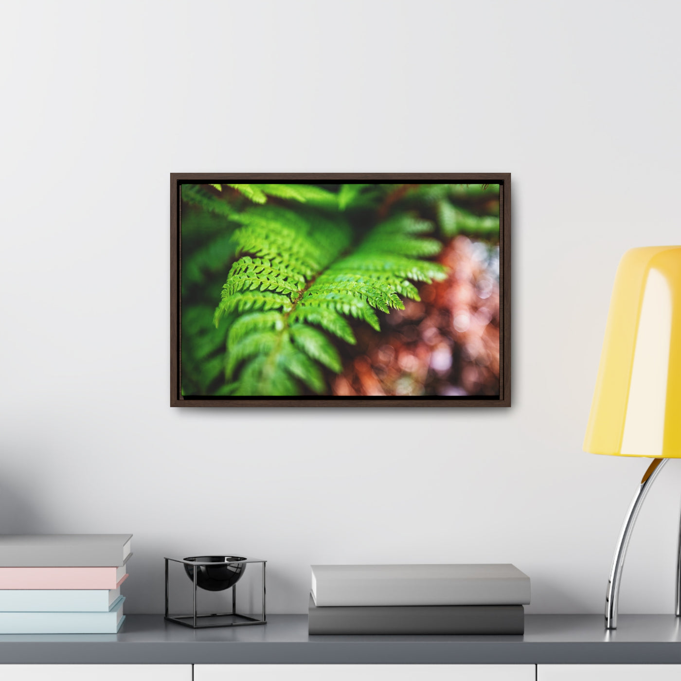 Fern Relaxing Framed Canvas Wall Art