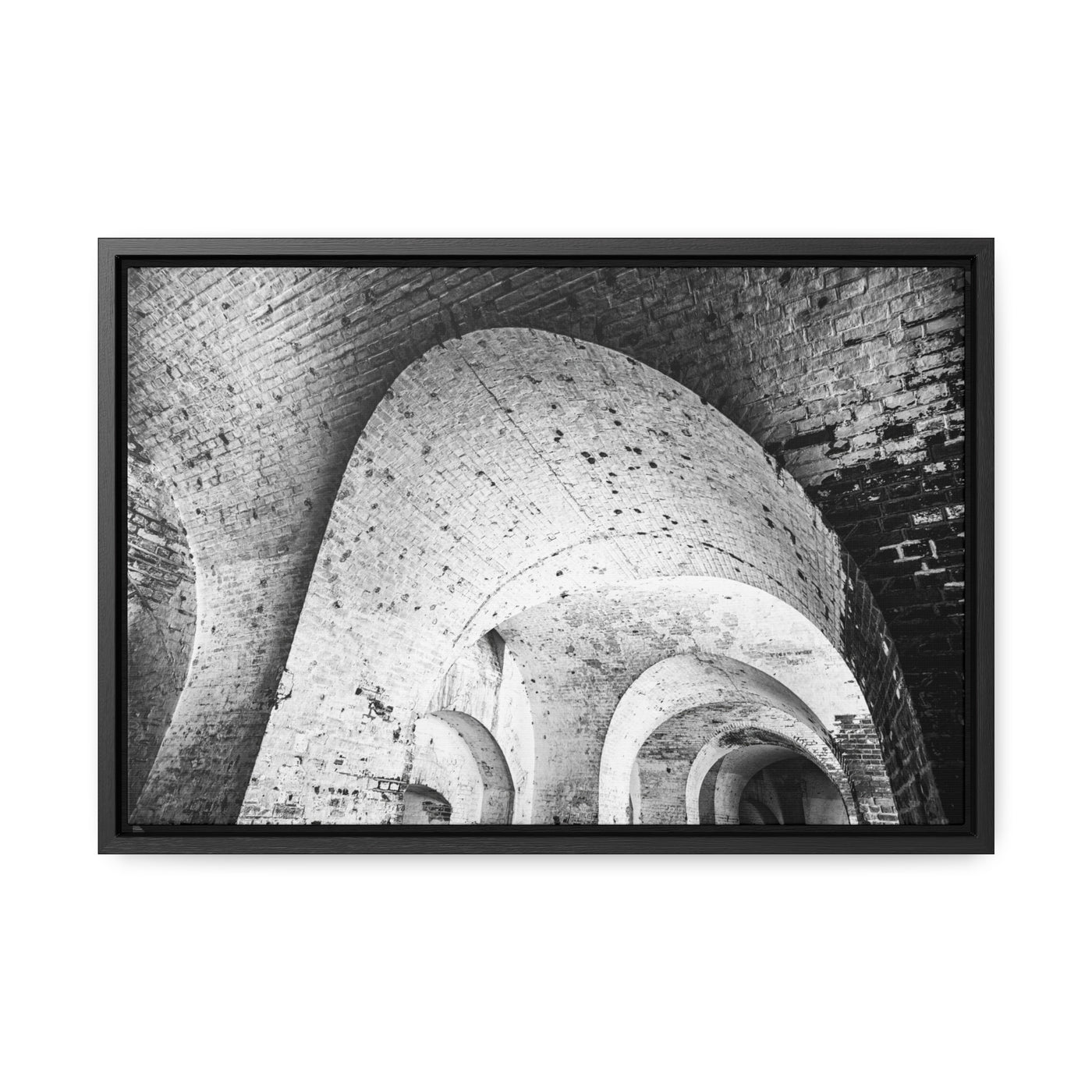 Black and White Abstract Architectural Artwork