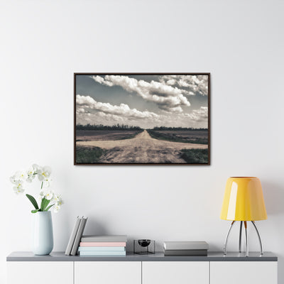 Crossroads Canvas Framed Art Print