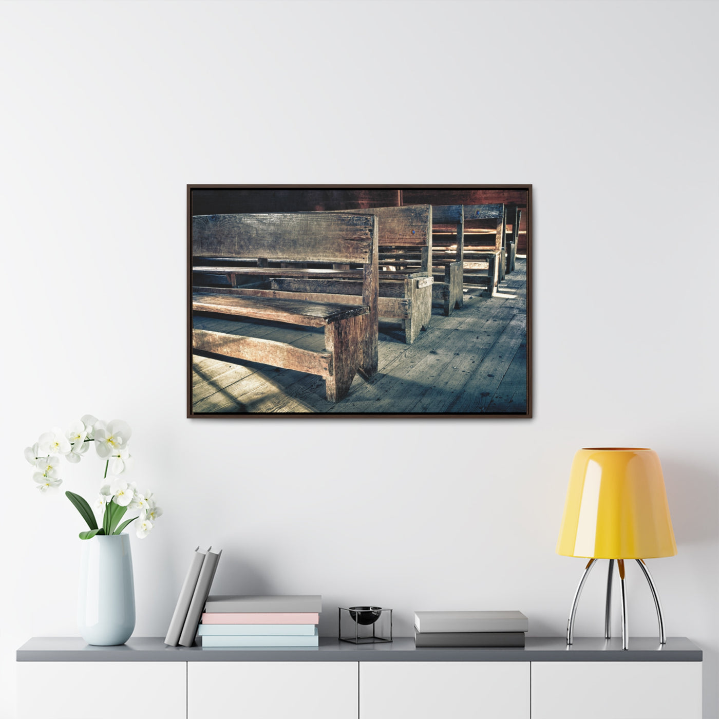 Church Pew Canvas Christian Art