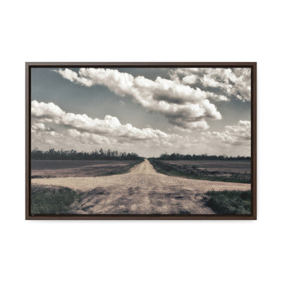 Crossroads Canvas Framed Art Print