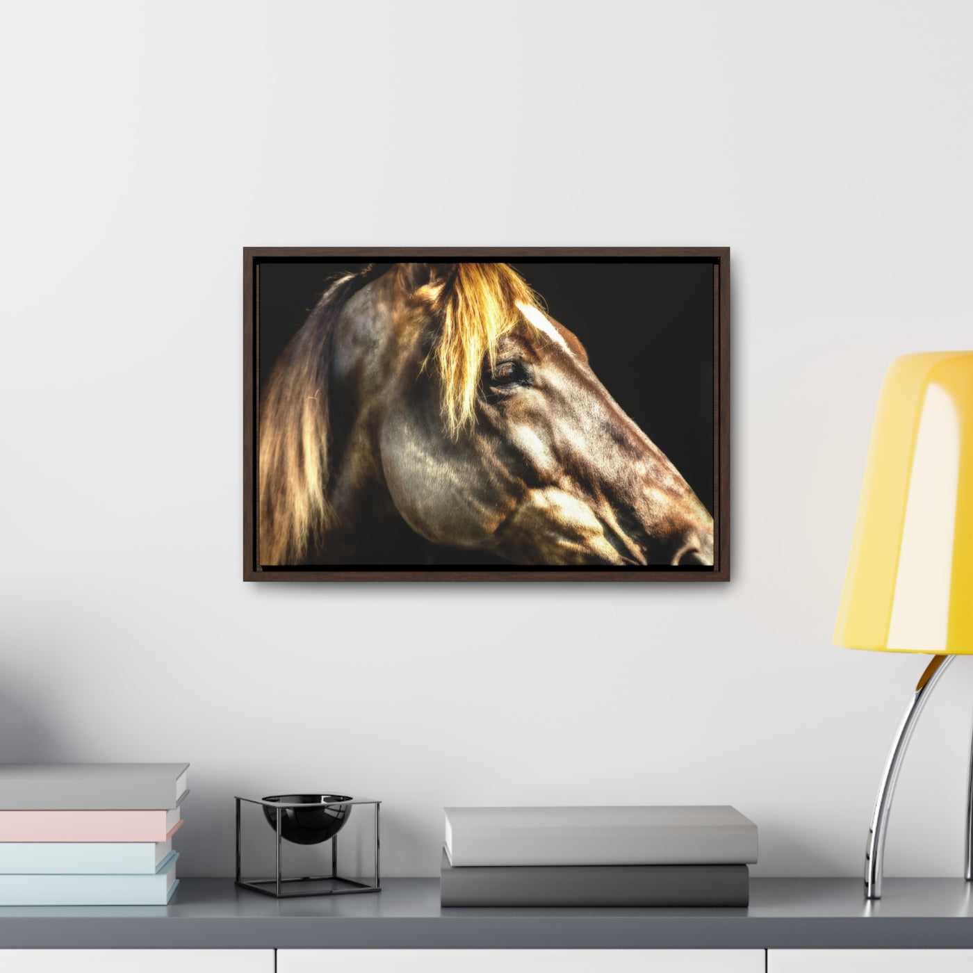 Horse Art Framed Canvas Print