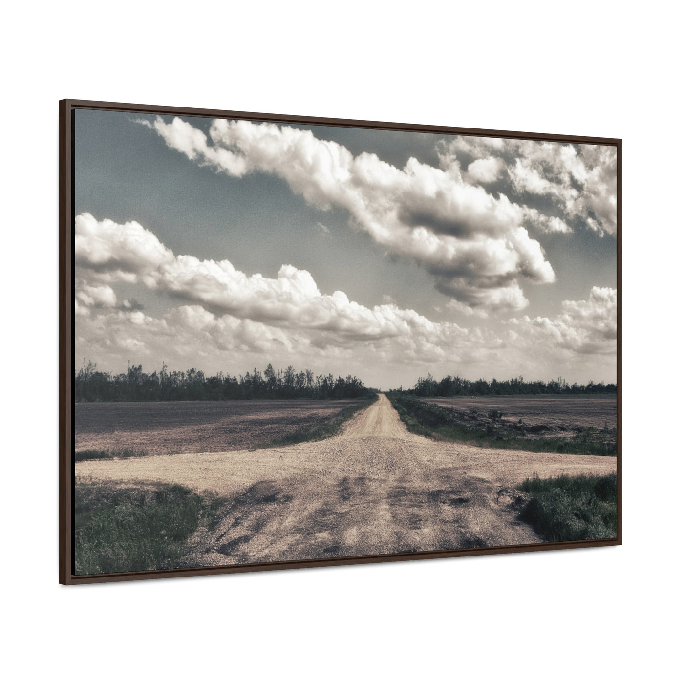 Crossroads Canvas Framed Art Print