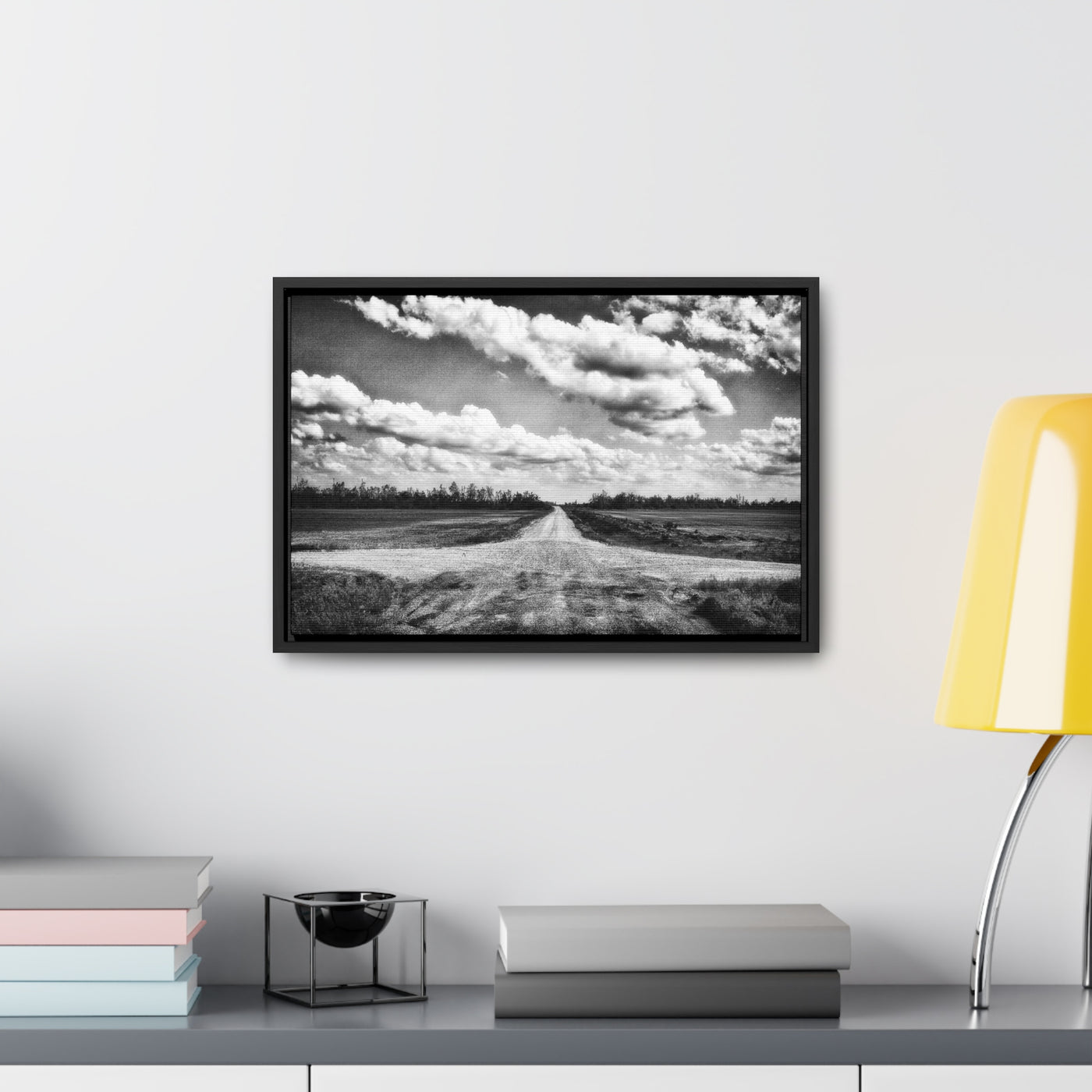 Crossroads Framed Canvas Art Print