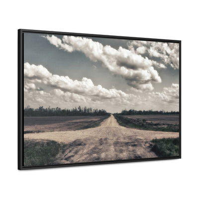 Crossroads Canvas Framed Art Print