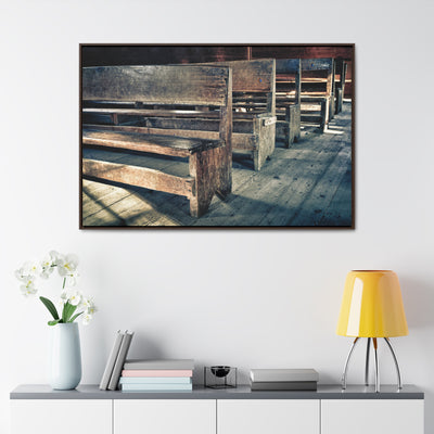 Church Pew Canvas Christian Art