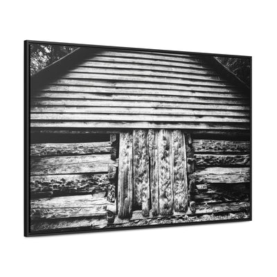 Black and White Old Barn Artwork