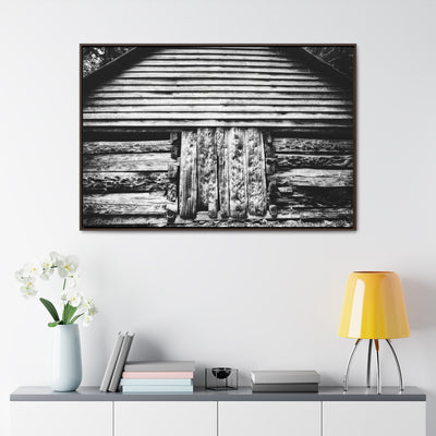 Black and White Old Barn Artwork