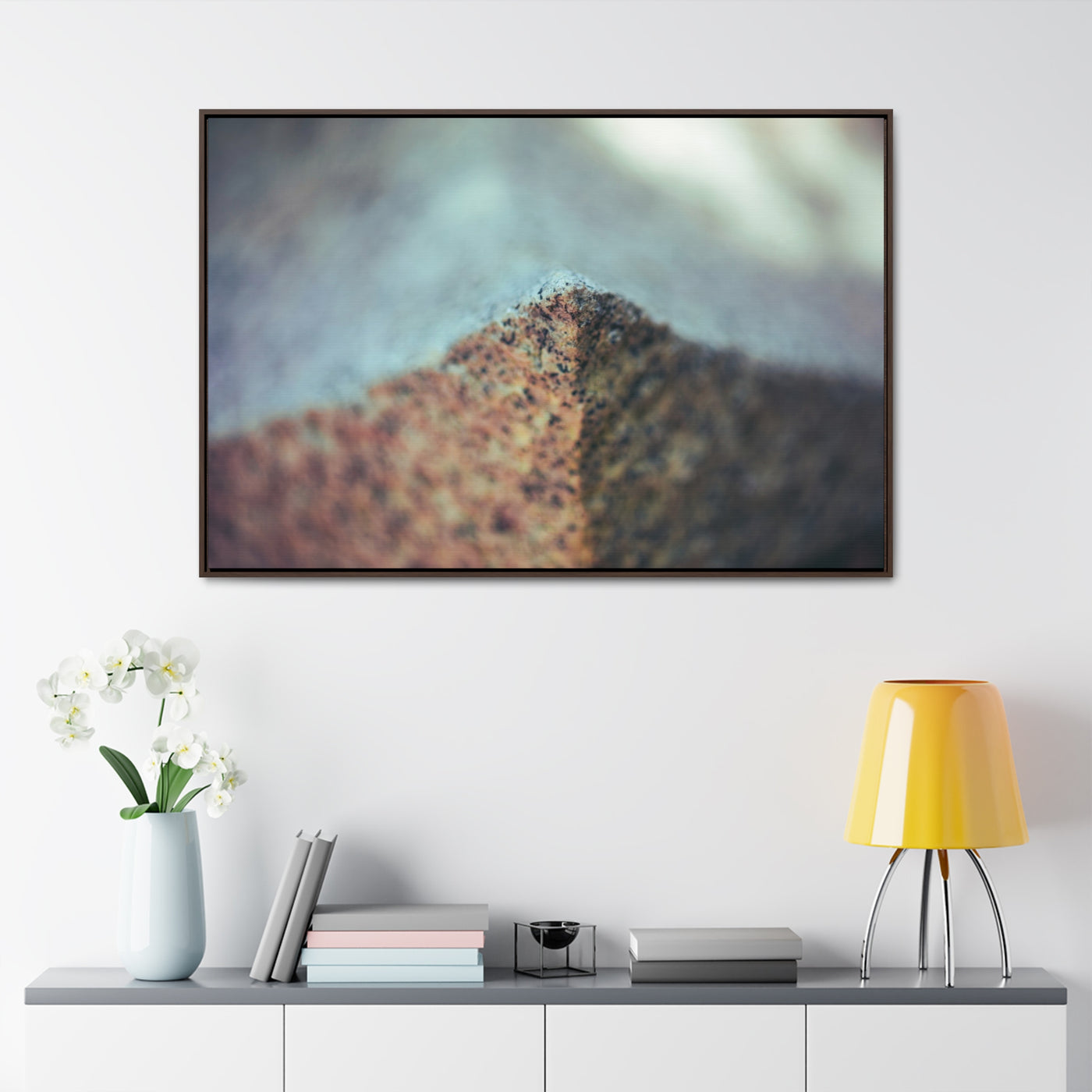 Abstract Framed Canvas Art Print - Relaxing Artwork