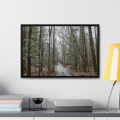 Mountain Road Framed Canvas Art