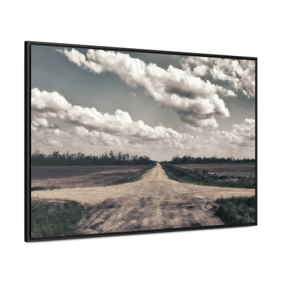 Crossroads Canvas Framed Art Print