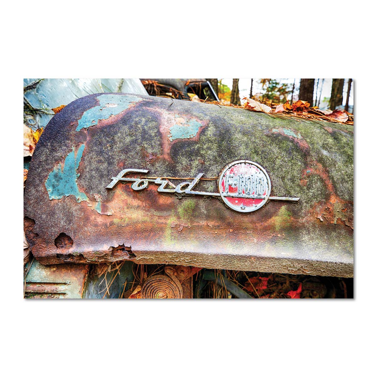 Old Rusty Ford Truck Art Print