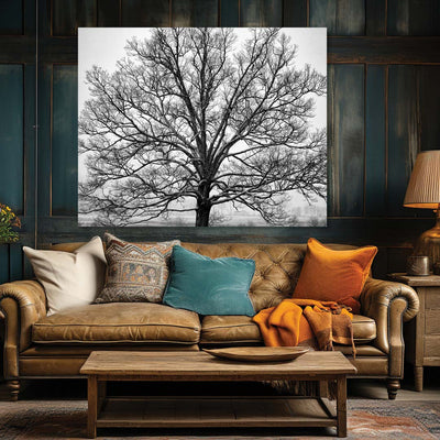 unique black and white tree art prints for sale
