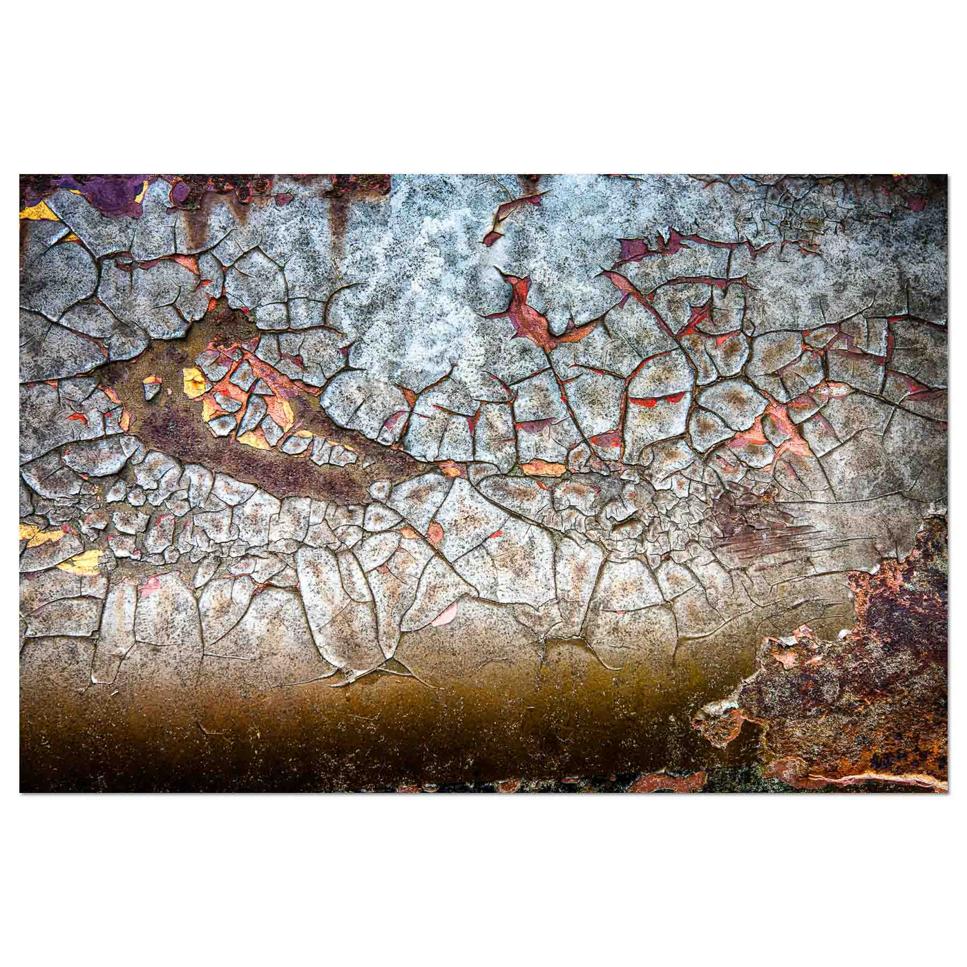 Rustic Abstract Art Print