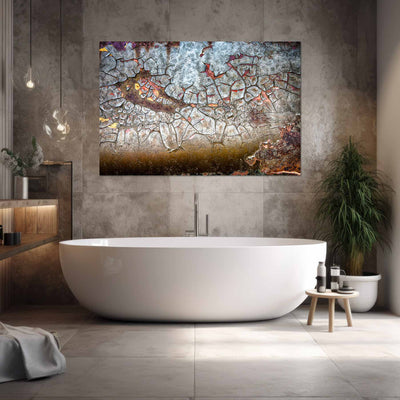 Rustic Abstract Art Print