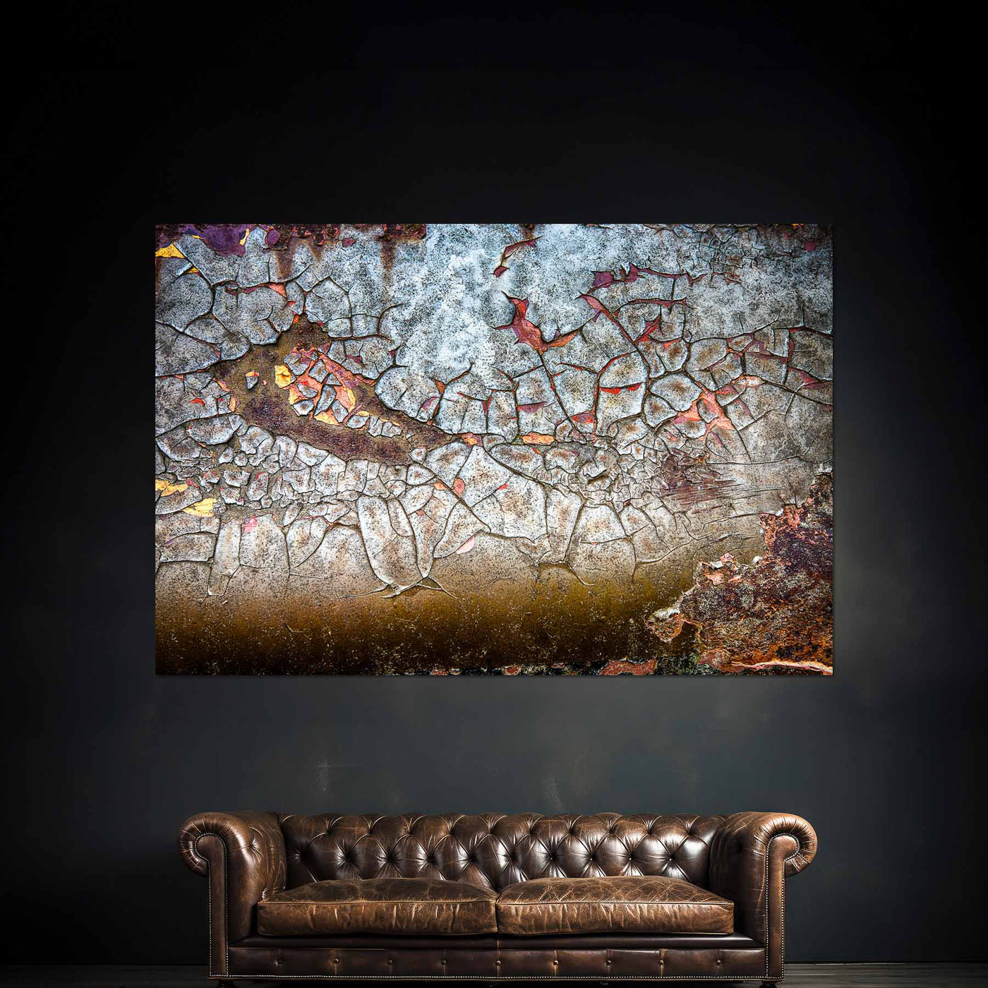Rustic Abstract Art Print