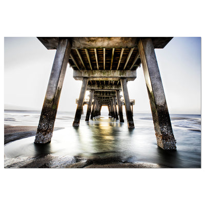 Beach Pier Wall Art Print